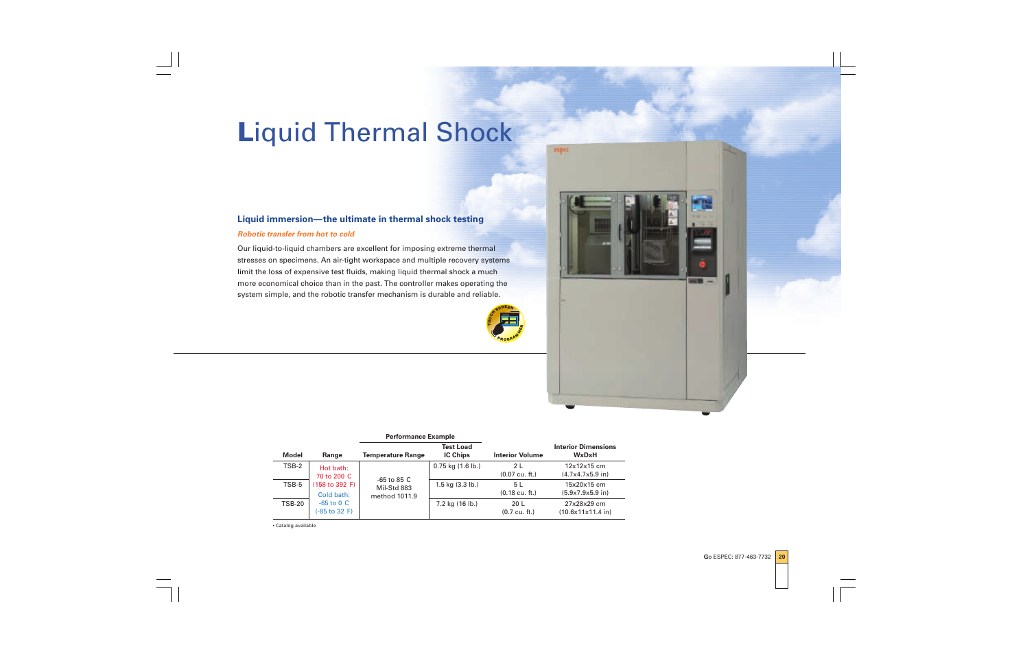 L iquid thermal shock | Atec Espec-ESX Series User Manual | Page 21 / 24