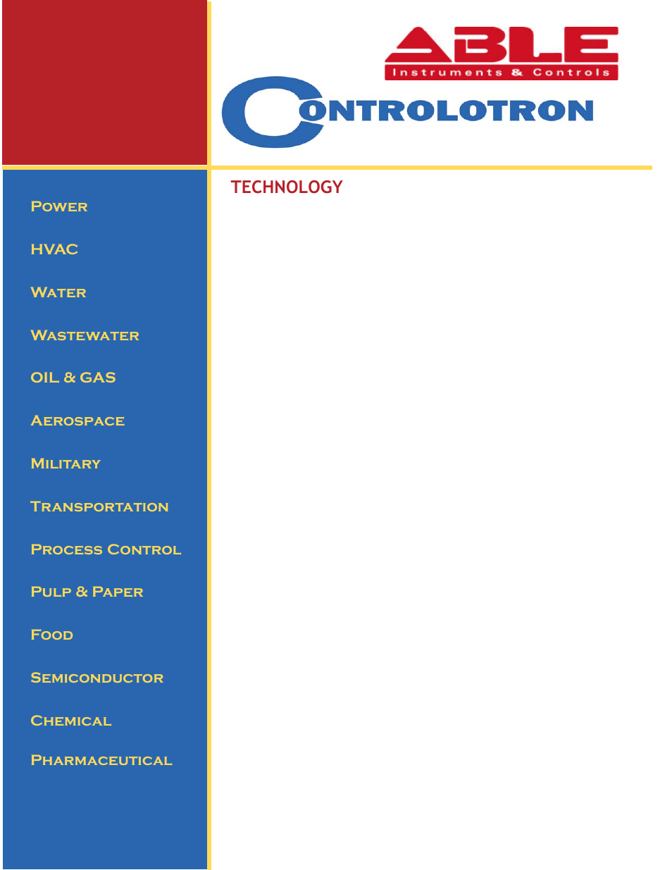 Features & benefits of system 1010, Technology | Atec Controlotron-1010P1 User Manual | Page 4 / 8