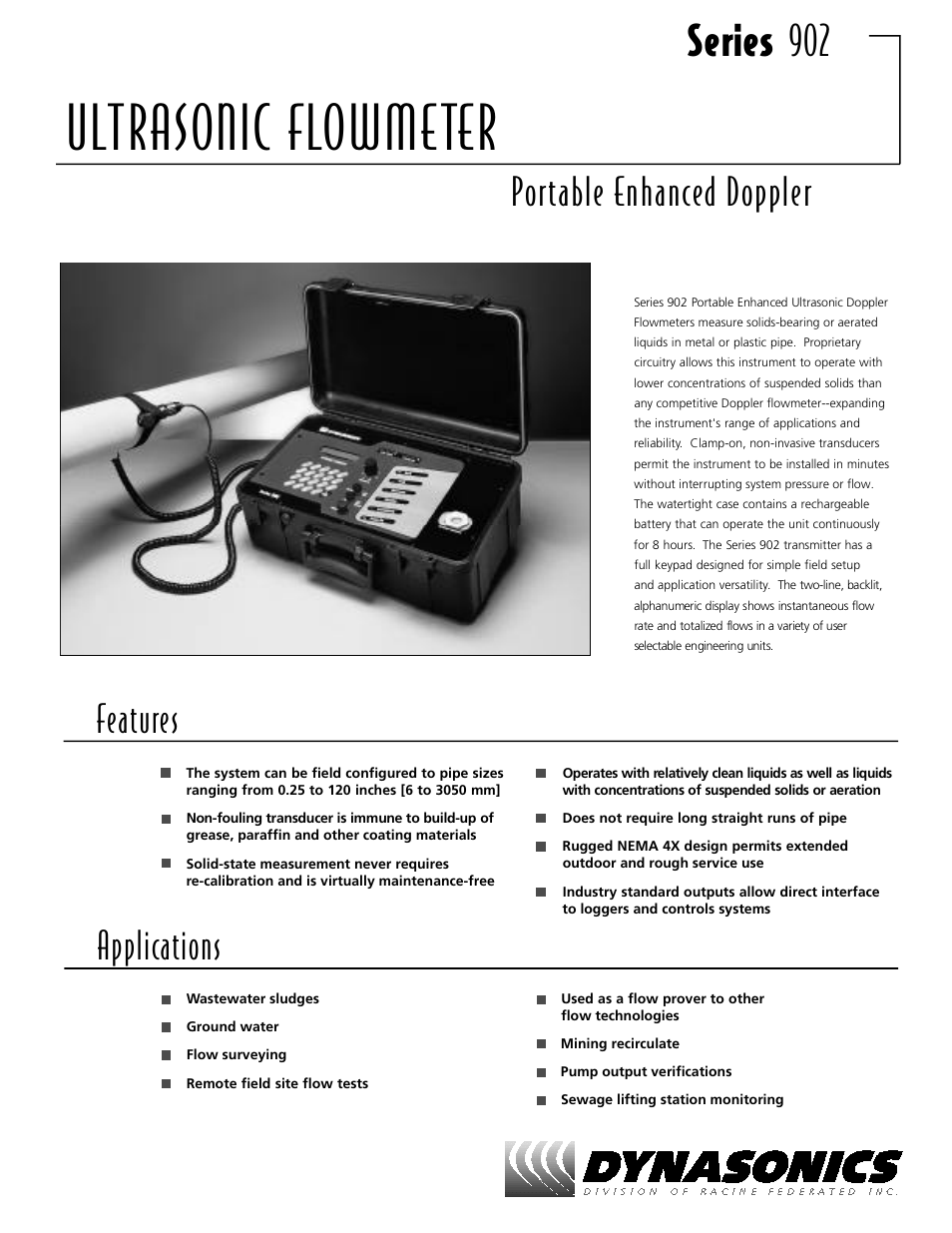 Atec Dynasonics-D902 User Manual | 4 pages