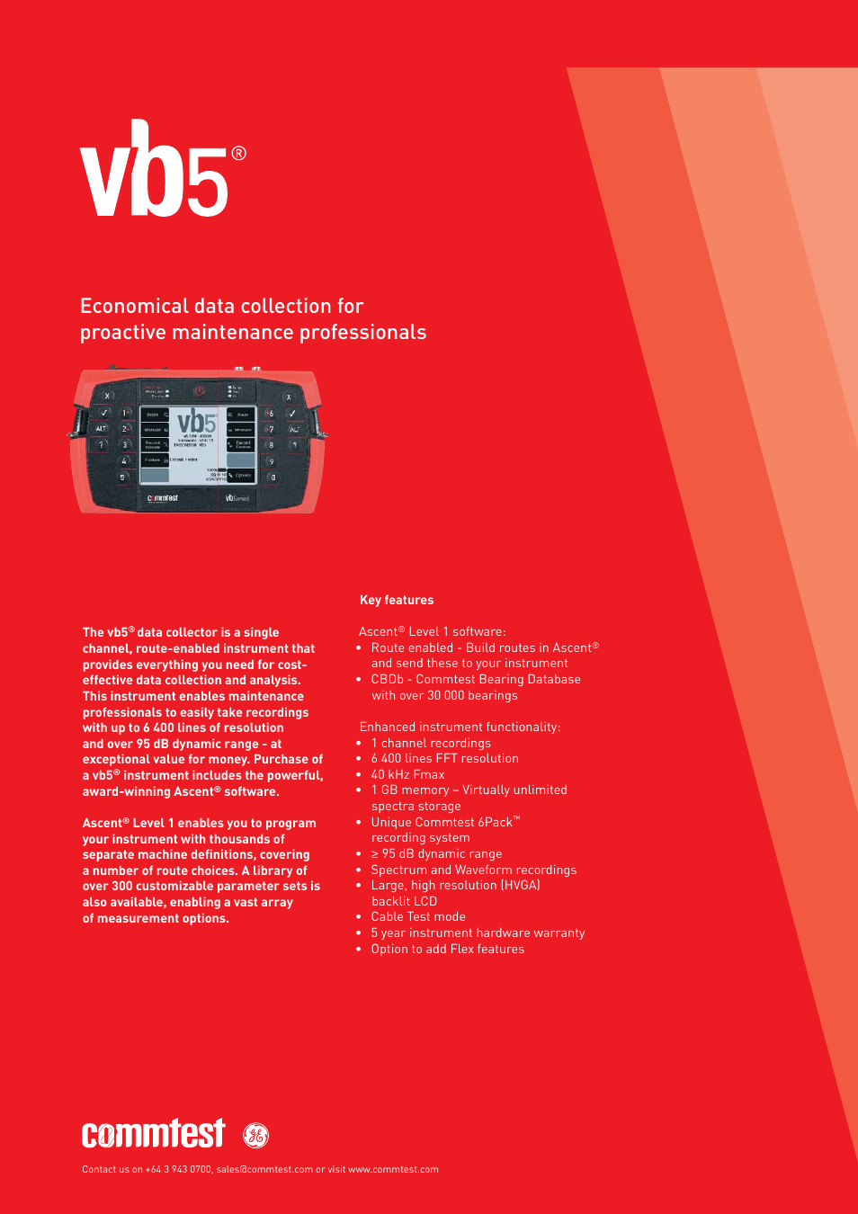 Atec Commtest-VB5 User Manual | 2 pages