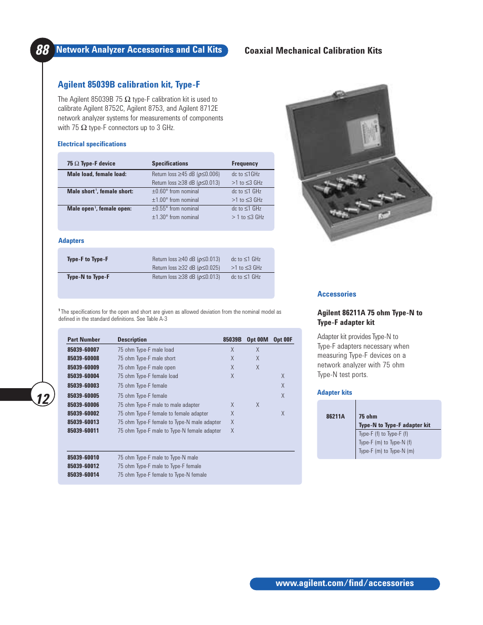 Atec Agilent-85039B User Manual | 1 page