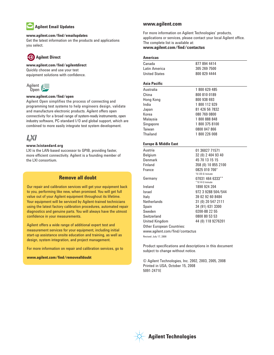 Remove all doubt | Atec Agilent-8757D User Manual | Page 14 / 14