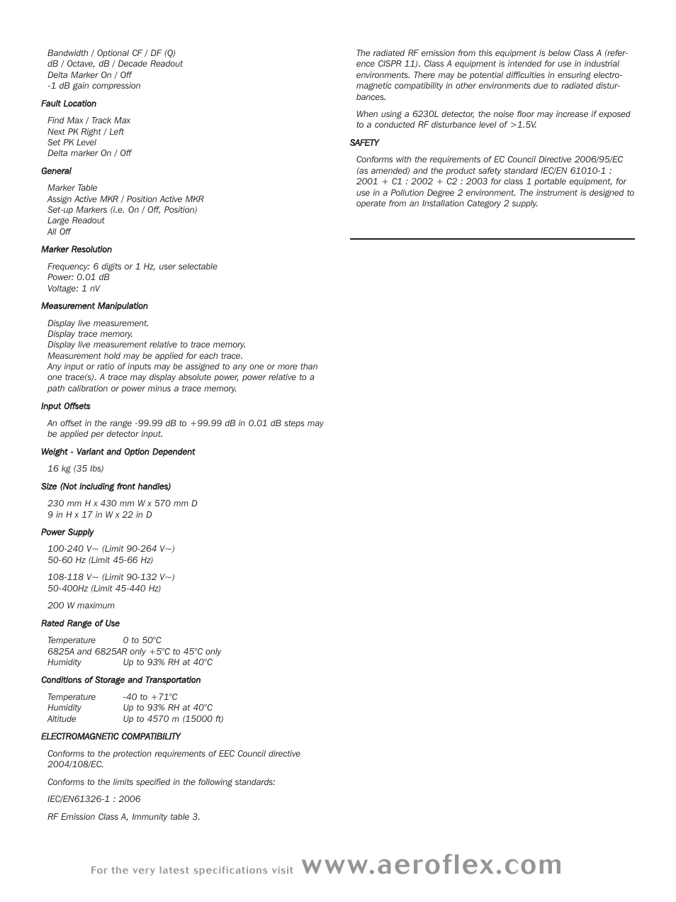 Atec Aeroflex-6820A Series User Manual | Page 7 / 12