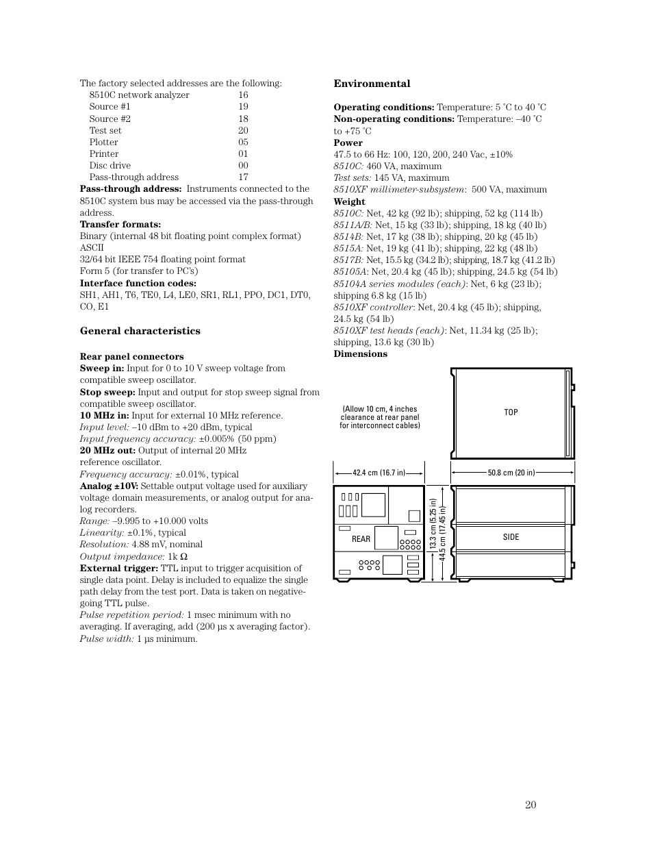 Atec Agilent-8510C User Manual | Page 20 / 28