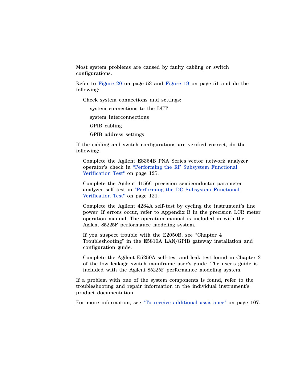 To troubleshoot the system | Atec Agilent-85133F User Manual | Page 102 / 142