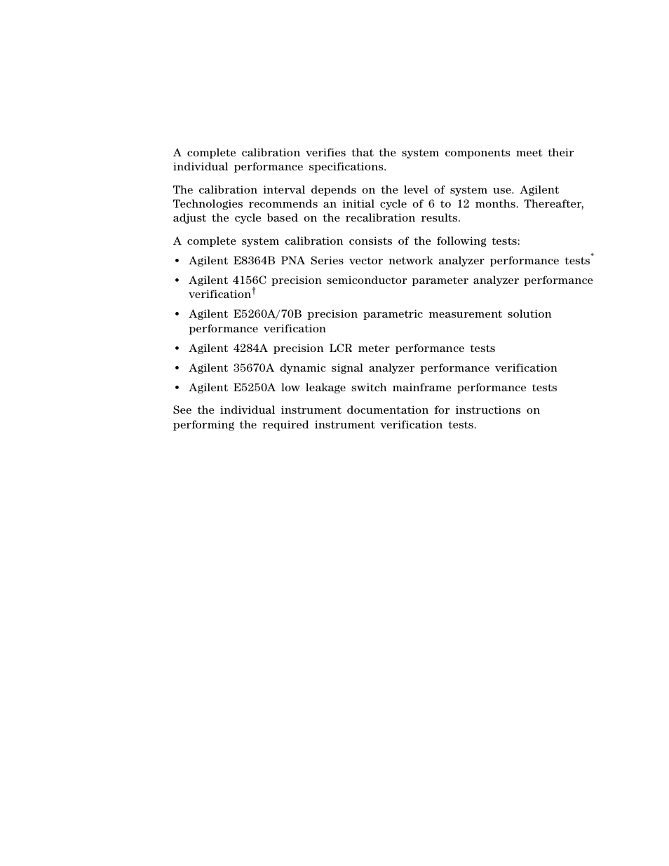 Periodic system component calibration | Atec Agilent-85133F User Manual | Page 114 / 142