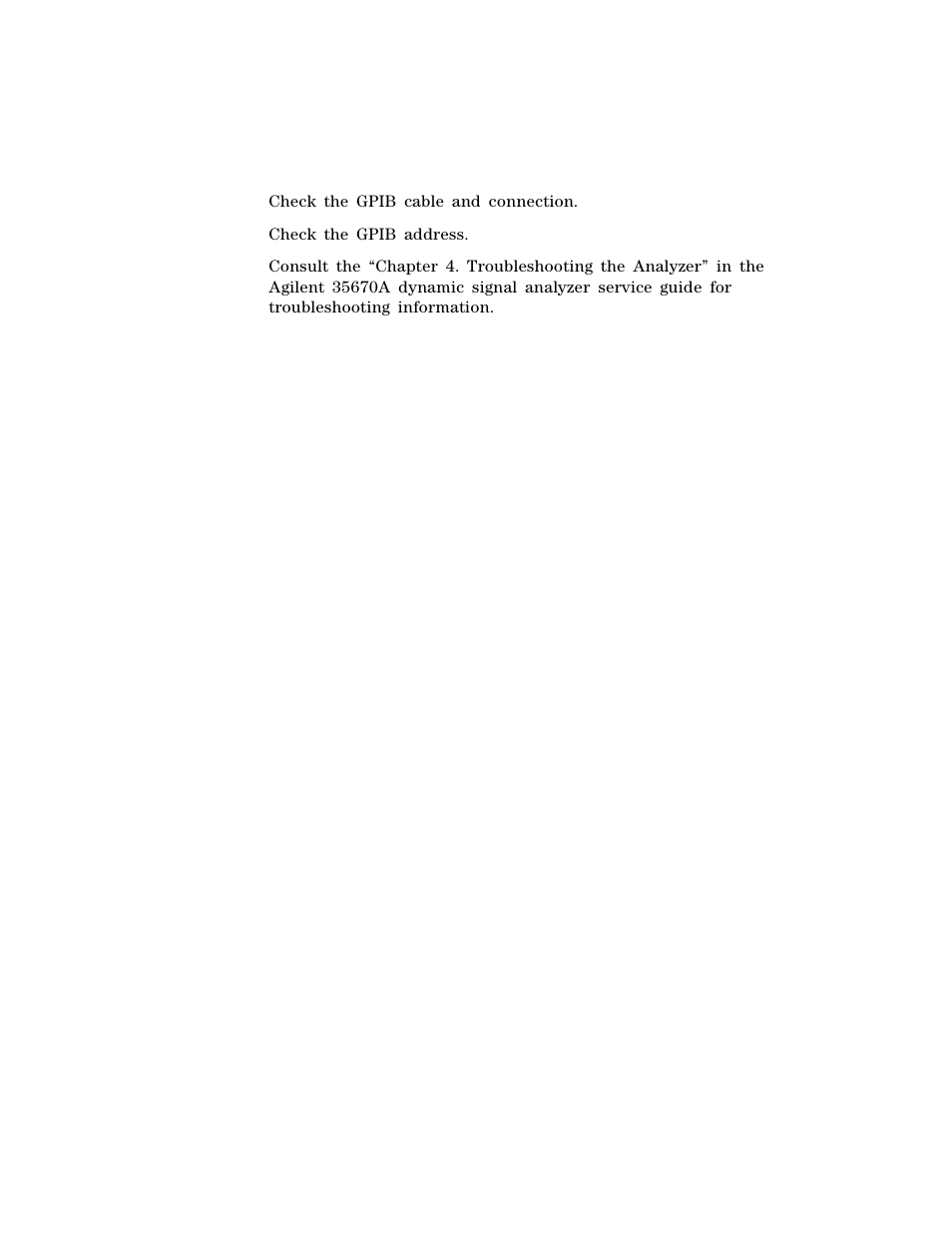 If you encounter a problem | Atec Agilent-85133F User Manual | Page 131 / 142