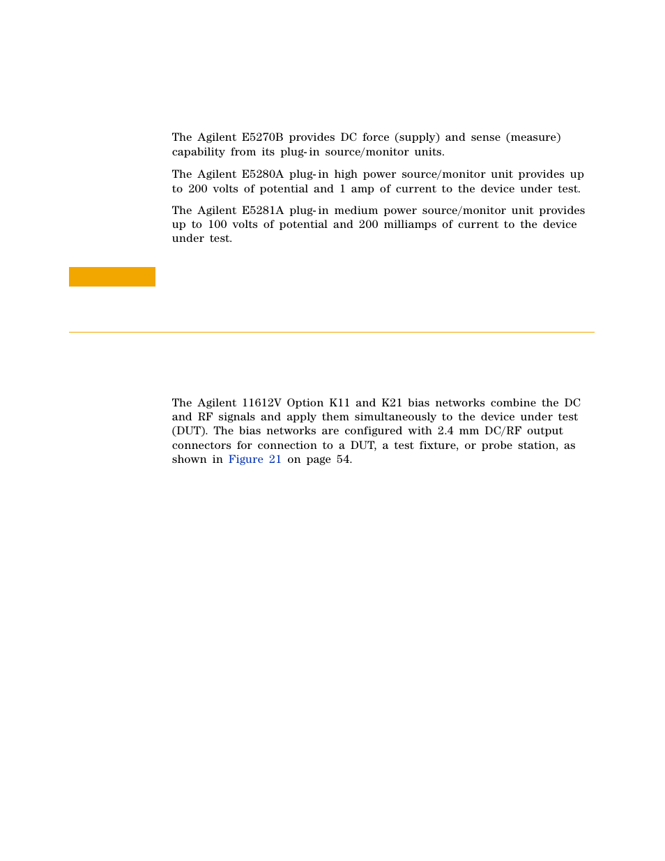 The bias networks | Atec Agilent-85133F User Manual | Page 21 / 142