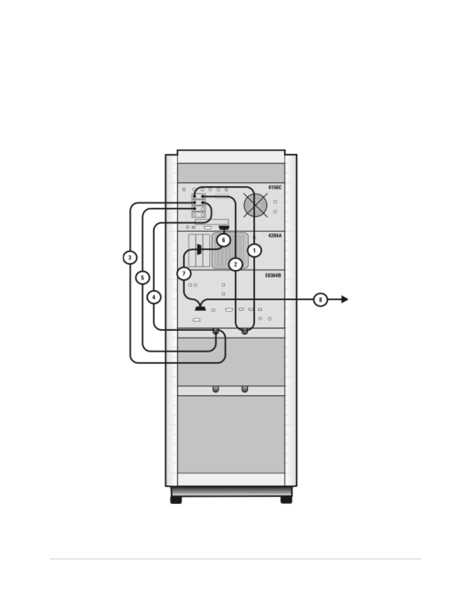 Figure 11 rear panel wiring diagram, Figure 11. rear panel wiring diagram | Atec Agilent-85133F User Manual | Page 39 / 142