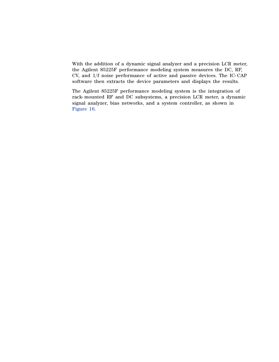 1/f noise, cv, rf, and dc measurement system, Configuration | Atec Agilent-85133F User Manual | Page 45 / 142