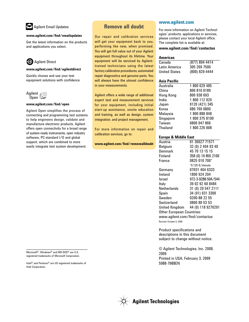 Remove all doubt | Atec Agilent-E8361A User Manual | Page 64 / 64