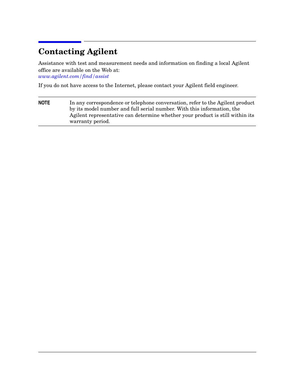 Contacting agilent | Atec Agilent-E8364B User Manual | Page 3 / 145