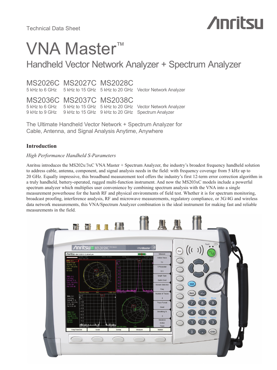 Atec Anritsu-VNA Series User Manual | 20 pages