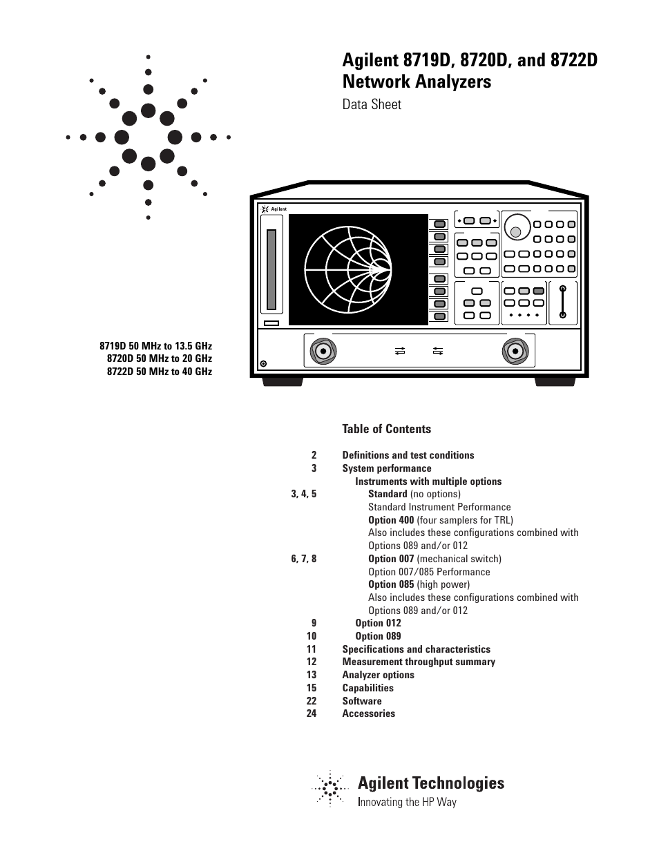 Atec Agilent-8720D User Manual | 26 pages