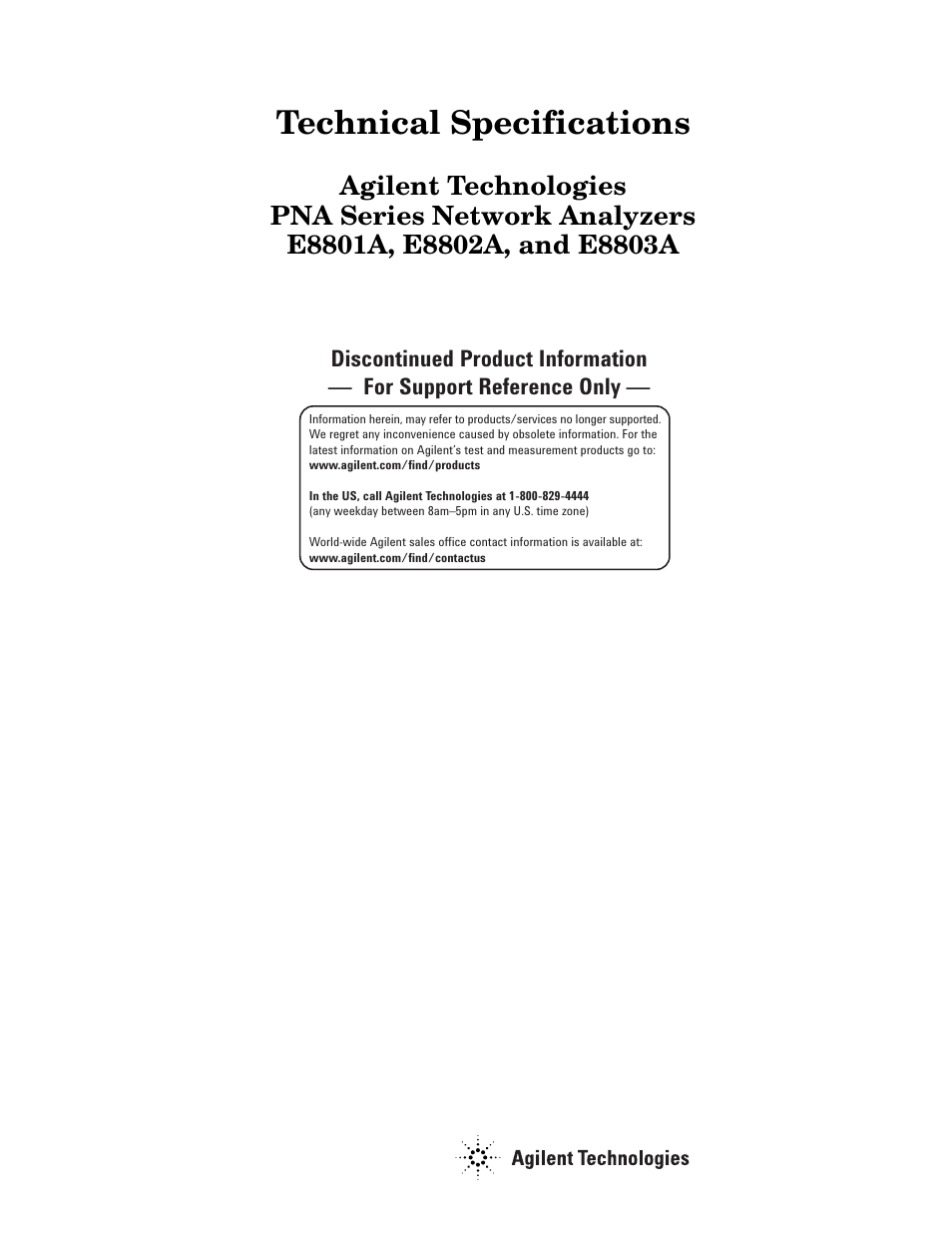 Atec Agilent-E8802A User Manual | 30 pages