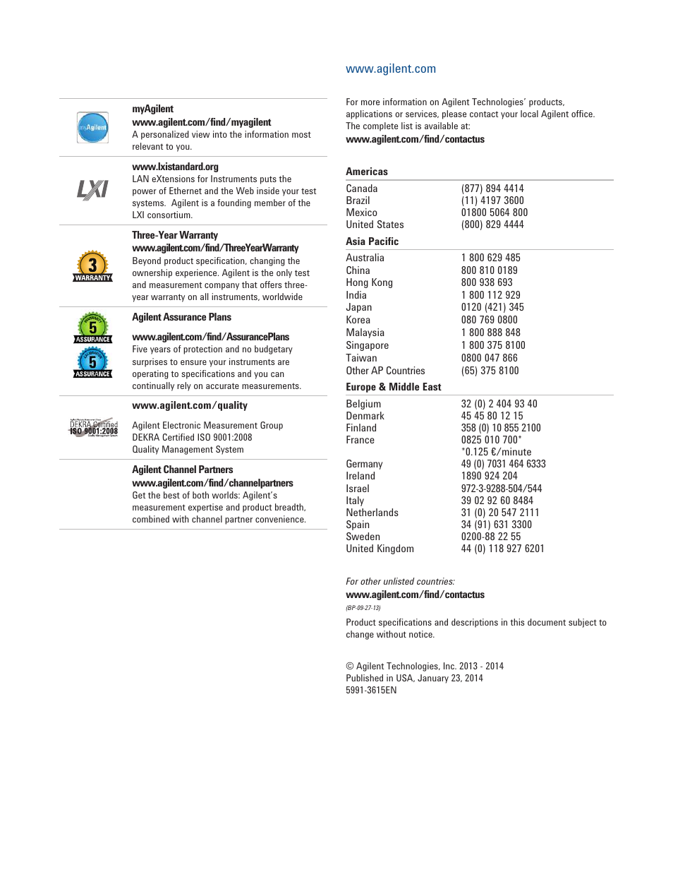 Atec Agilent-E5063A User Manual | Page 22 / 22