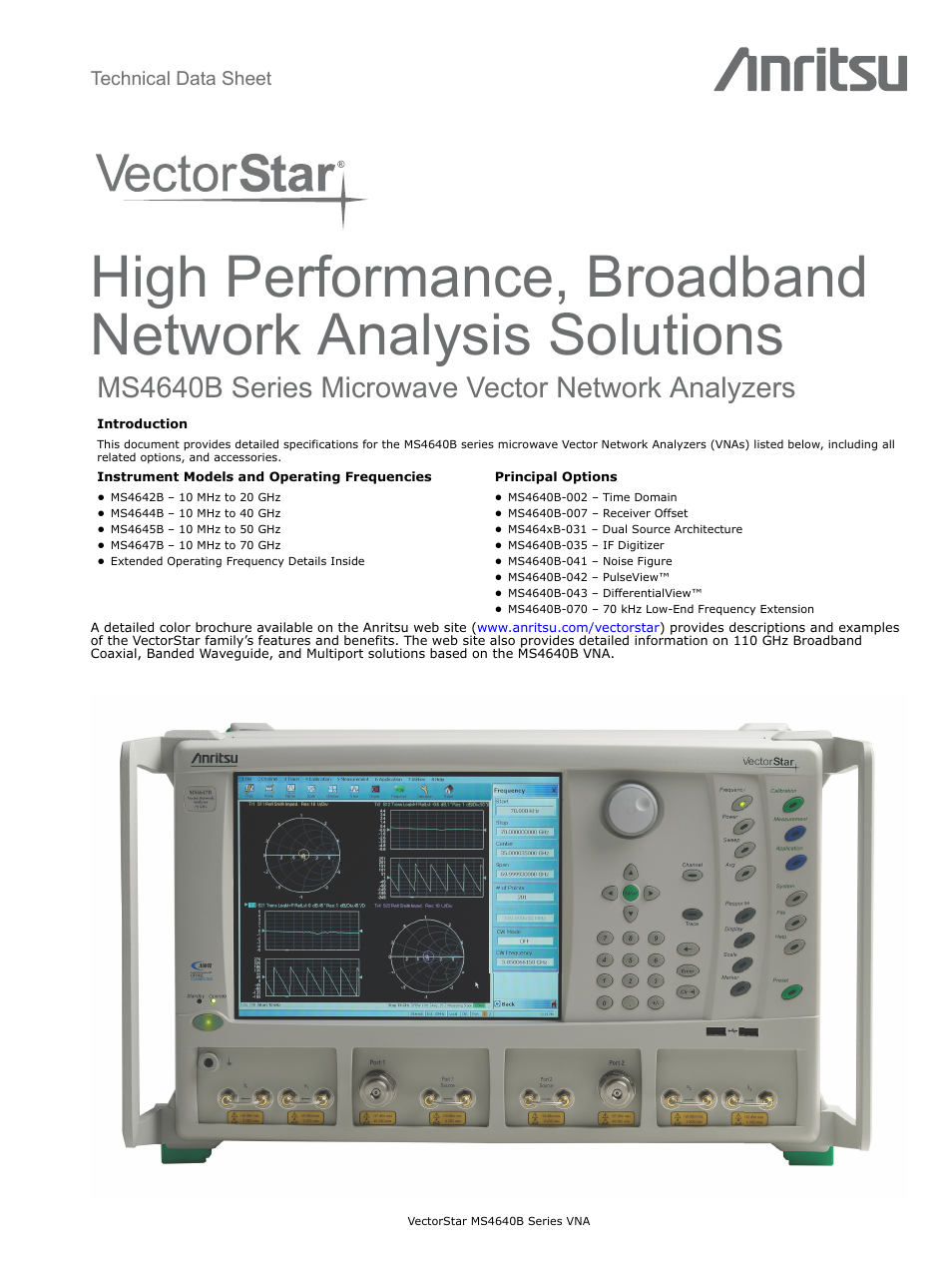 Atec Anritsu-MS4640B User Manual | 52 pages