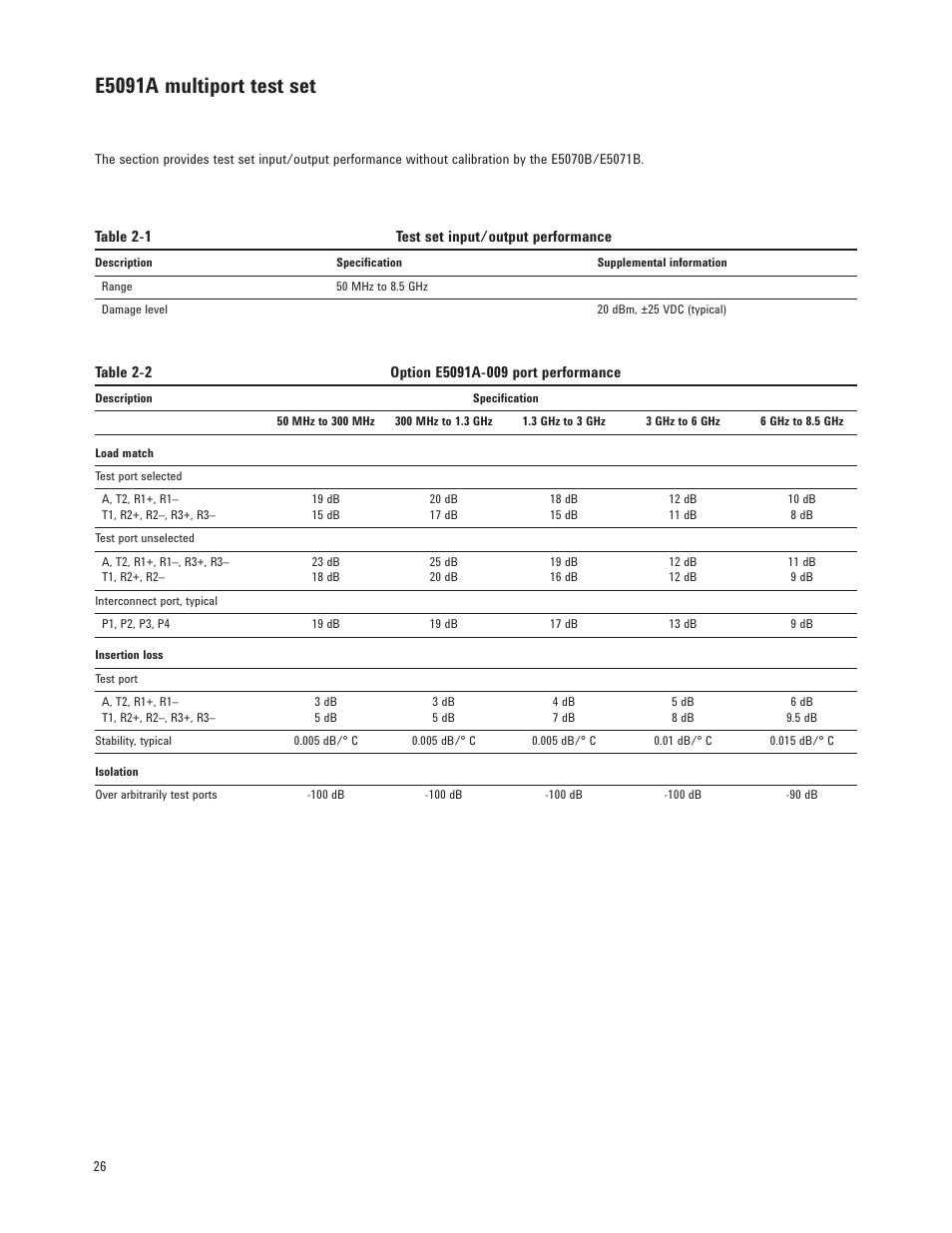 E5091a multiport test set | Atec Agilent-E5071B User Manual | Page 26 / 39