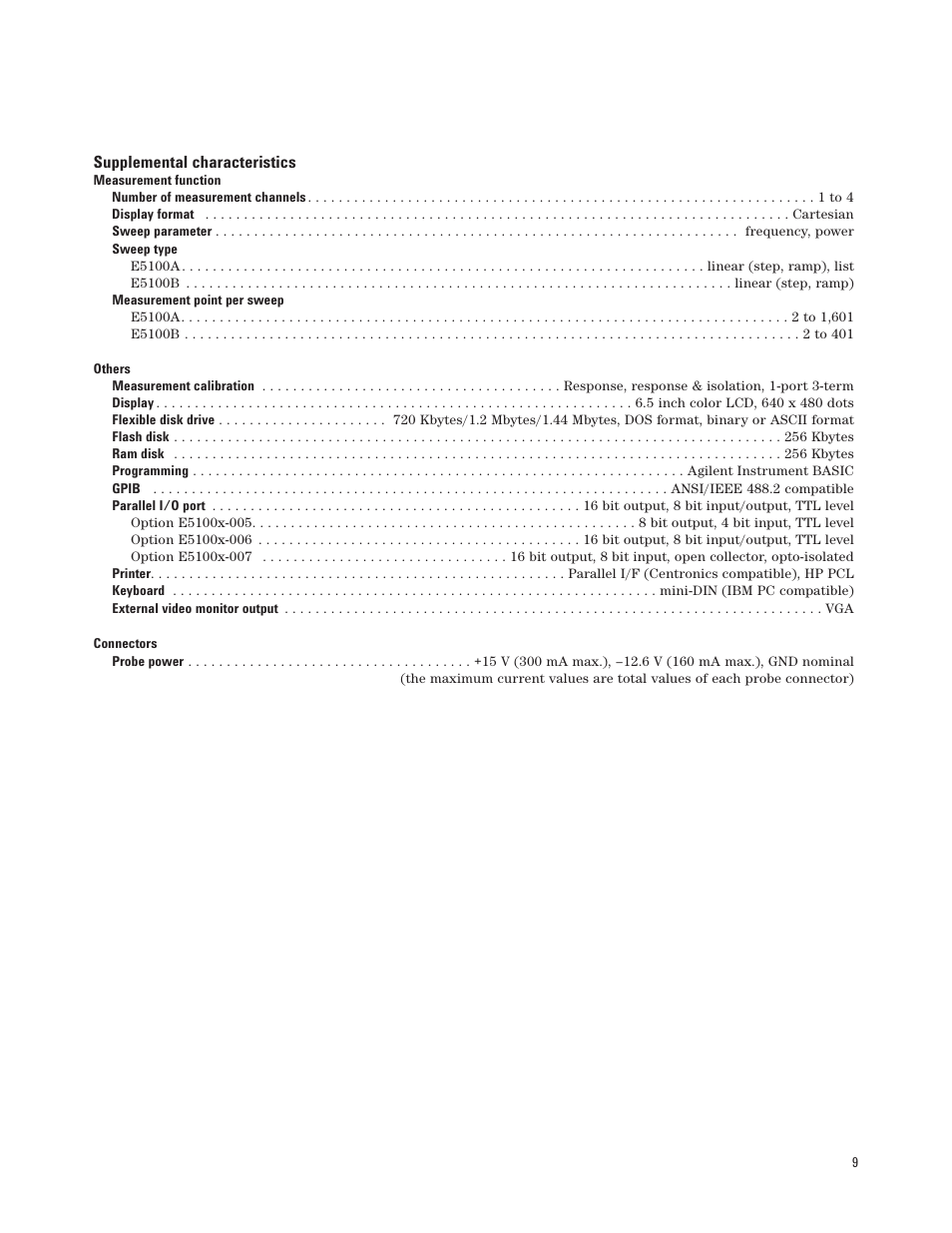 Atec Agilent-E5100A User Manual | Page 9 / 12