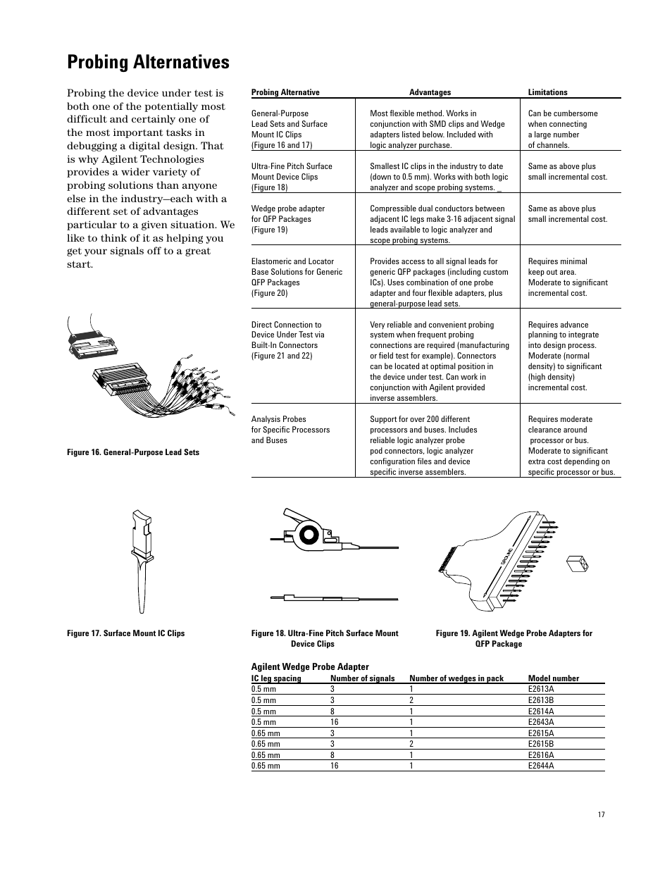 Probing alternatives | Atec Agilent-1670G User Manual | Page 17 / 23