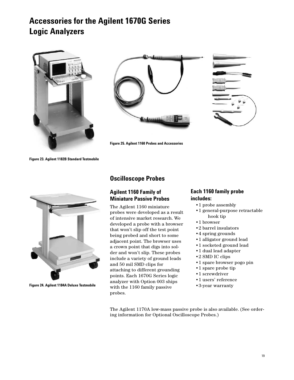 Oscilloscope probes | Atec Agilent-1670G User Manual | Page 19 / 23