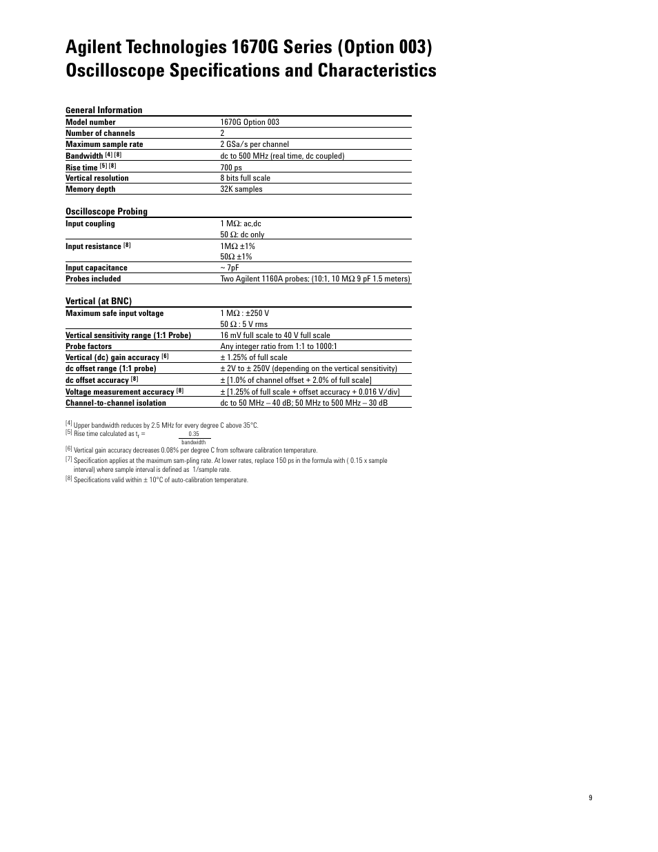 Atec Agilent-1670G User Manual | Page 9 / 23