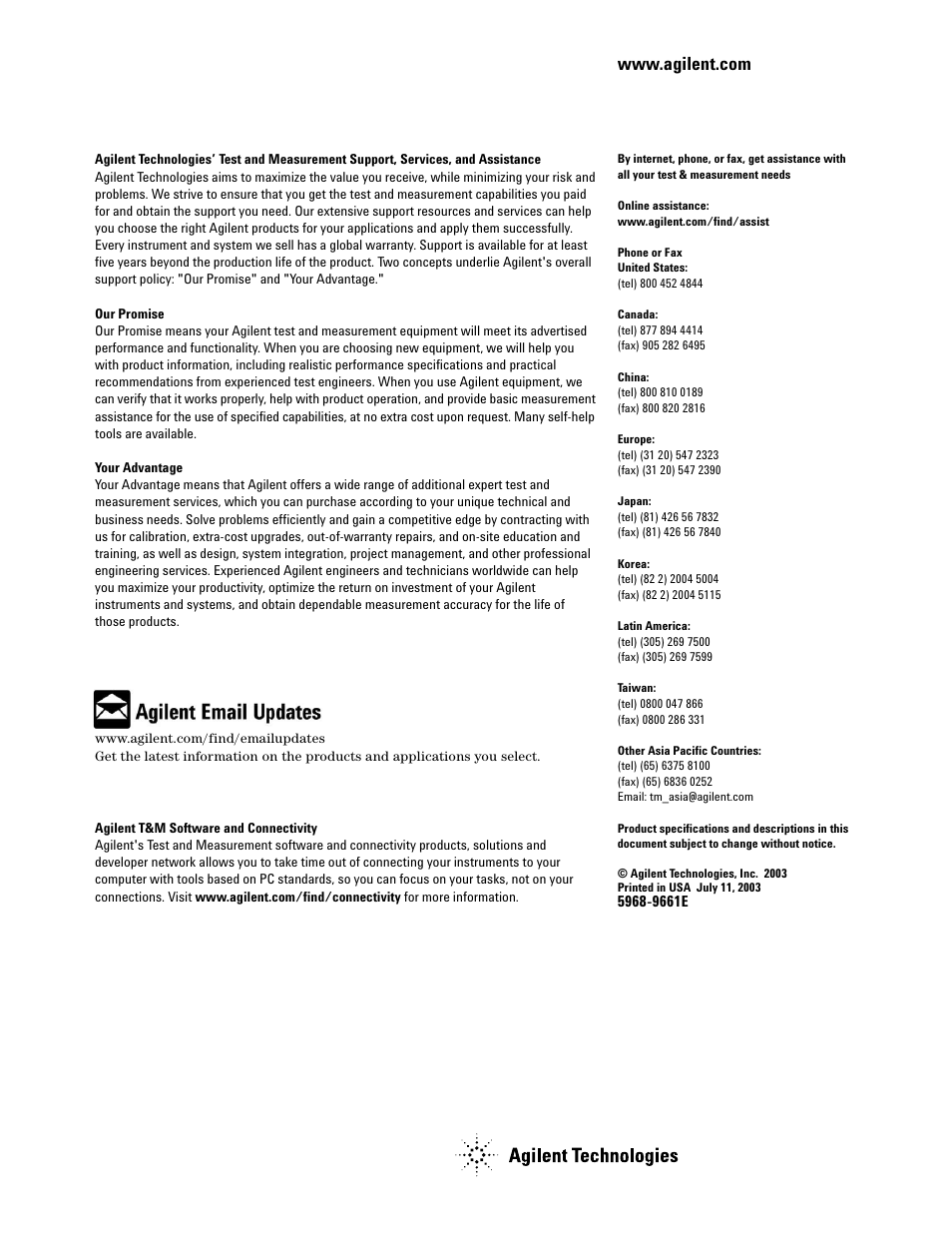 Support, services, and assistance | Atec Agilent-16700 Series User Manual | Page 132 / 132