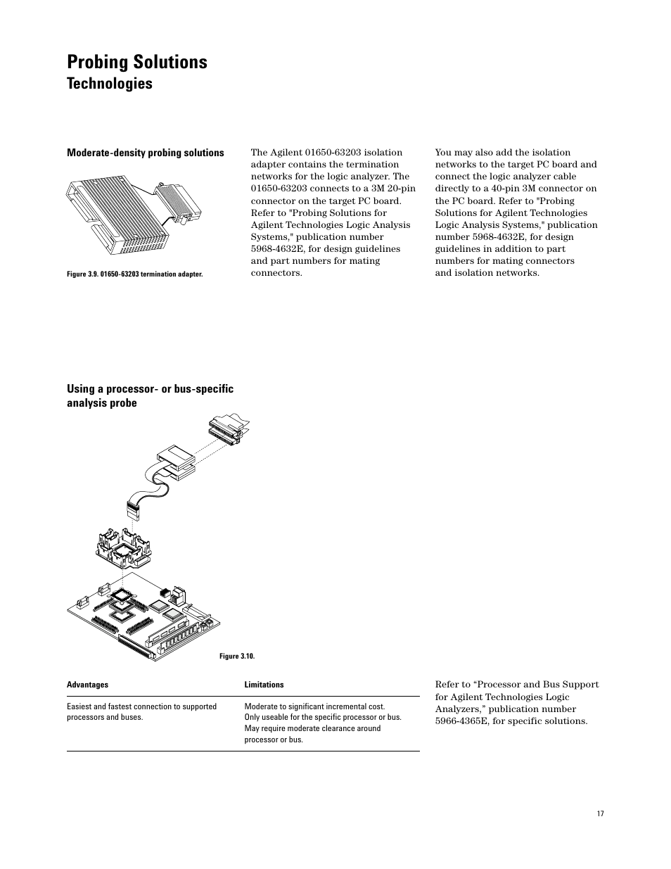 Probing solutions, Technologies | Atec Agilent-16700 Series User Manual | Page 17 / 132