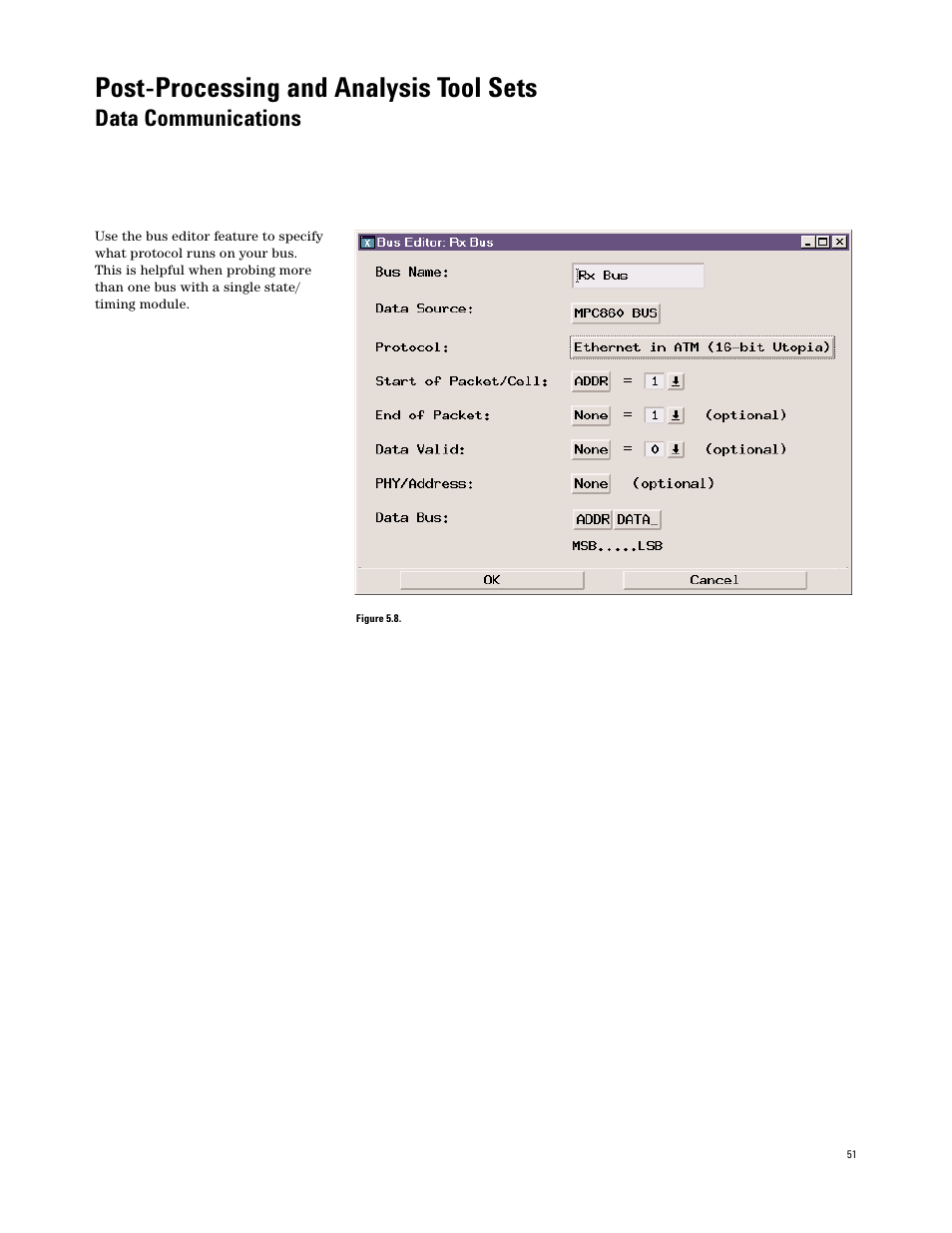 Post-processing and analysis tool sets, Data communications | Atec Agilent-16700 Series User Manual | Page 51 / 132
