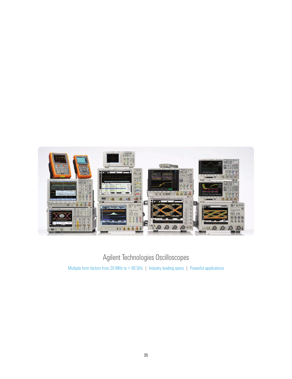 Agilent technologies oscilloscopes | Atec Agilent-DSA90404A User Manual | Page 35 / 36