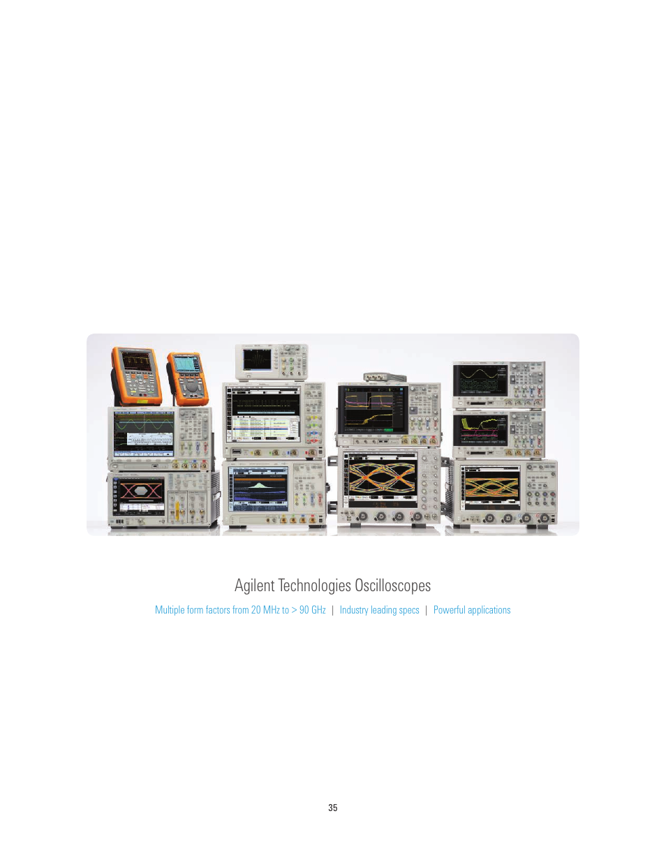 Agilent technologies oscilloscopes | Atec Agilent-infiniium-90000 Series User Manual | Page 35 / 36