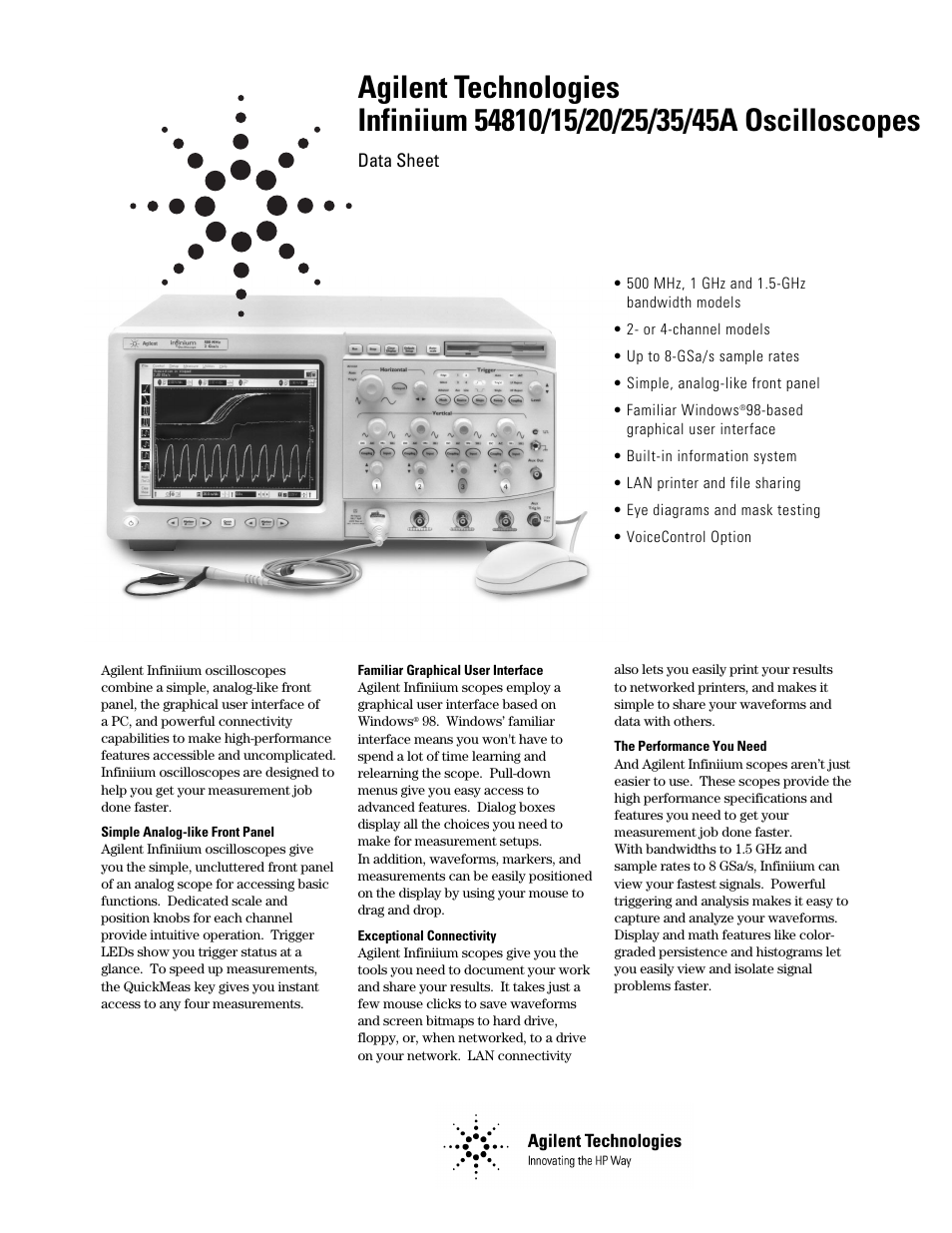 Atec Agilent-54845A User Manual | 8 pages