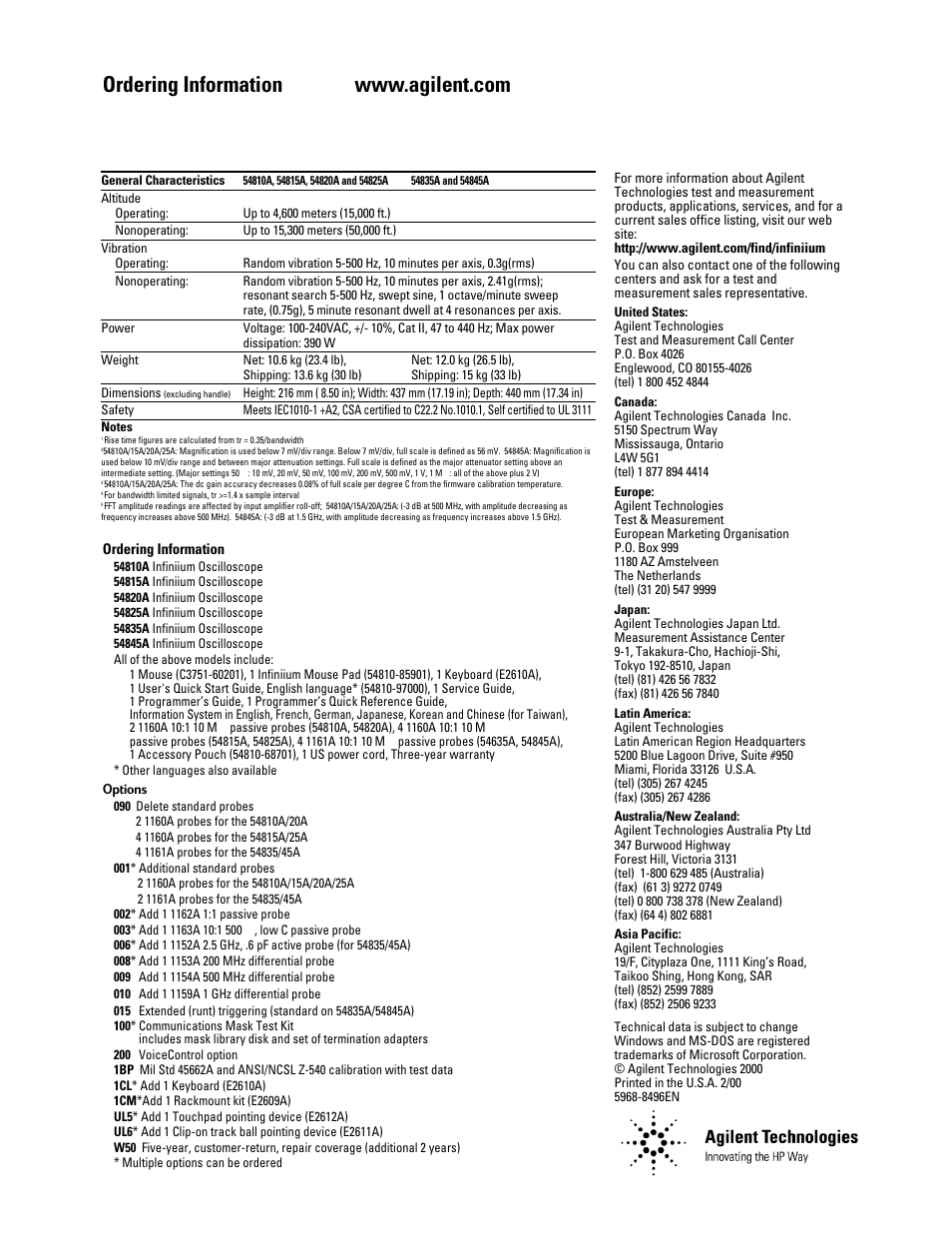 Atec Agilent-54845A User Manual | Page 8 / 8