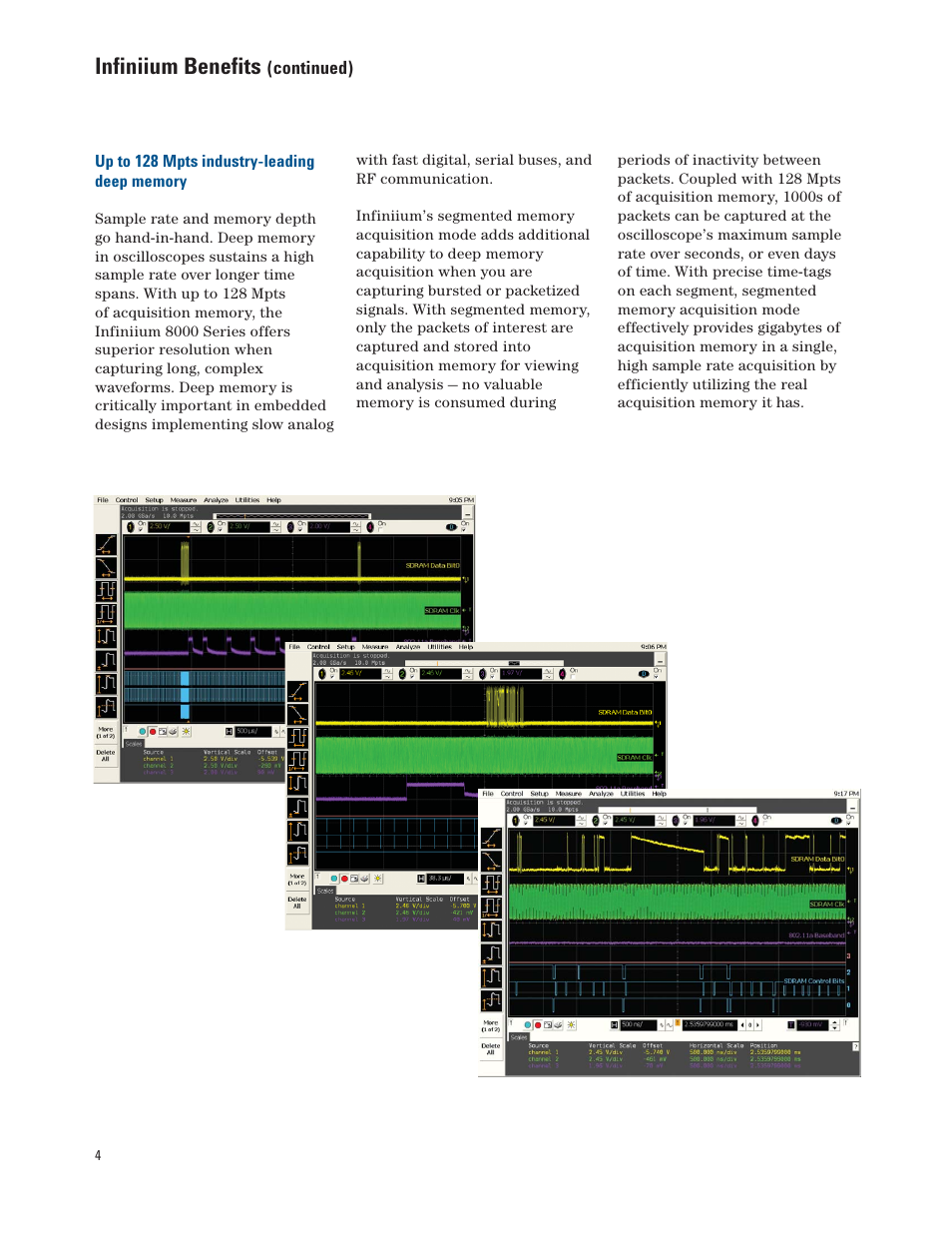 Infiniium benefits | Atec Agilent-DSO8104A User Manual | Page 4 / 29