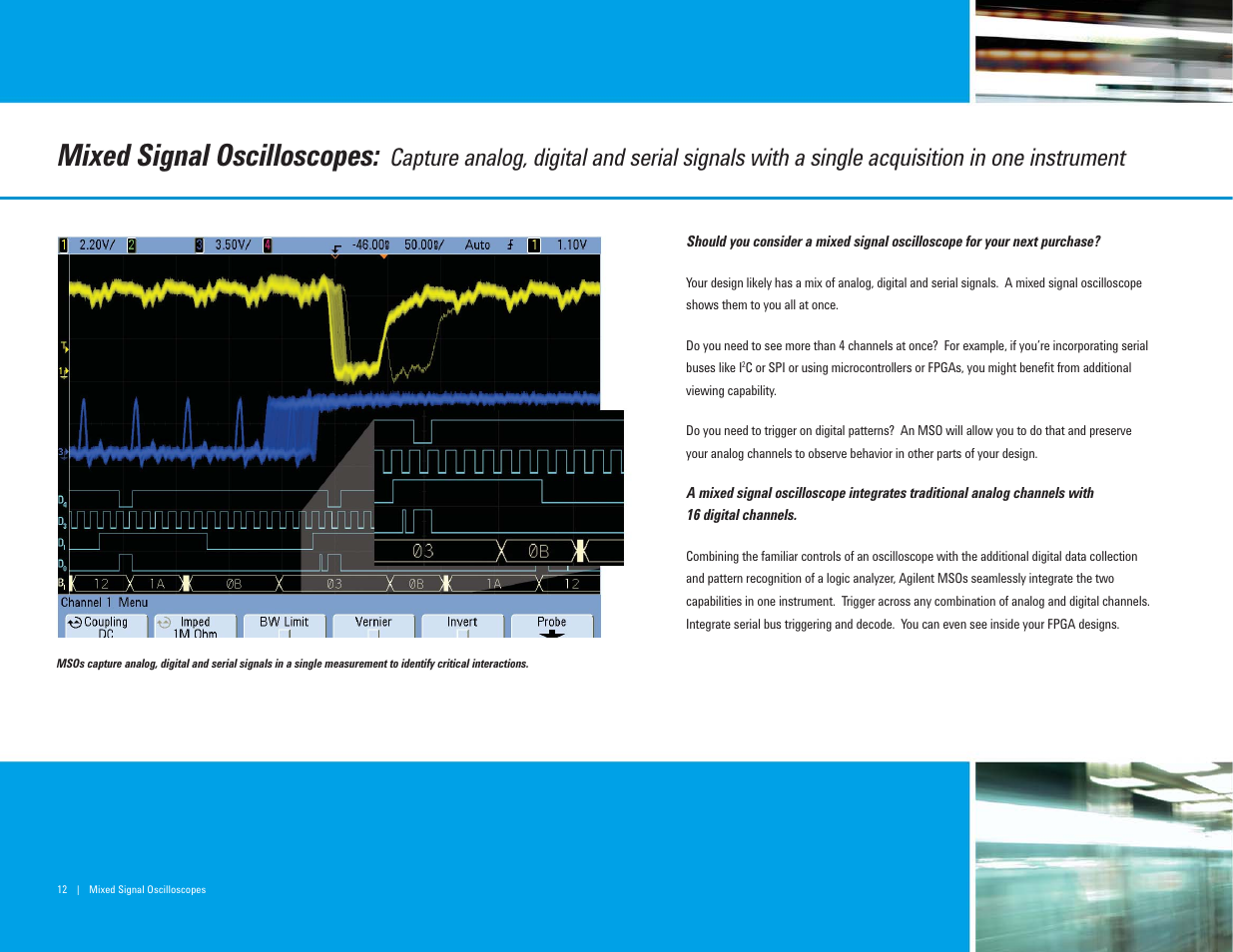 Mixed signal oscilloscopes | Atec Agilent-mso7104a User Manual | Page 12 / 32