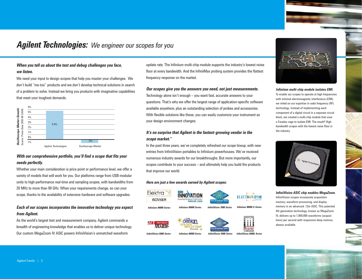 Agilent technologies, We engineer our scopes for you | Atec Agilent-mso7104a User Manual | Page 2 / 32