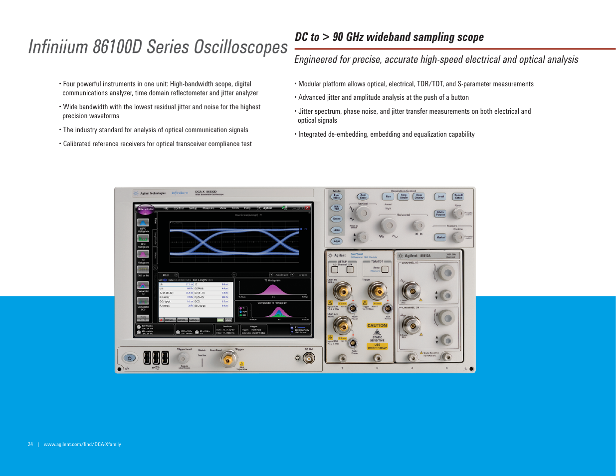 Dc to > 90 ghz wideband sampling scope | Atec Agilent-mso7104a User Manual | Page 24 / 32