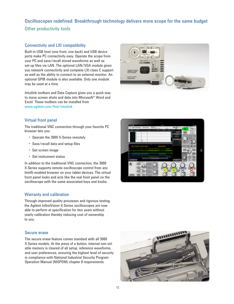 Atec Agilent-3000-X Series User Manual | Page 12 / 30