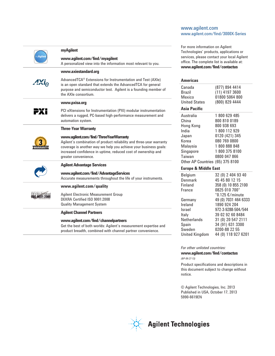 Atec Agilent-3000-X Series User Manual | Page 30 / 30