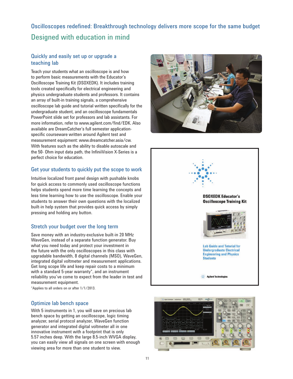 Designed with education in mind | Atec Agilent-2000-X Series User Manual | Page 11 / 23