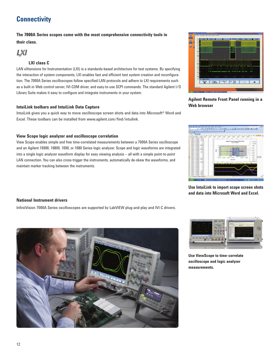 Connectivity | Atec Agilent-7000A Series User Manual | Page 12 / 28