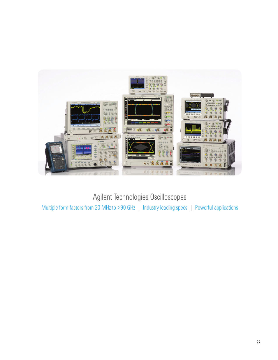 Agilent technologies oscilloscopes | Atec Agilent-7000A Series User Manual | Page 27 / 28