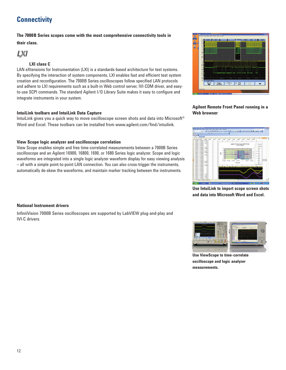 Connectivity | Atec Agilent-MSO7014B User Manual | Page 12 / 28