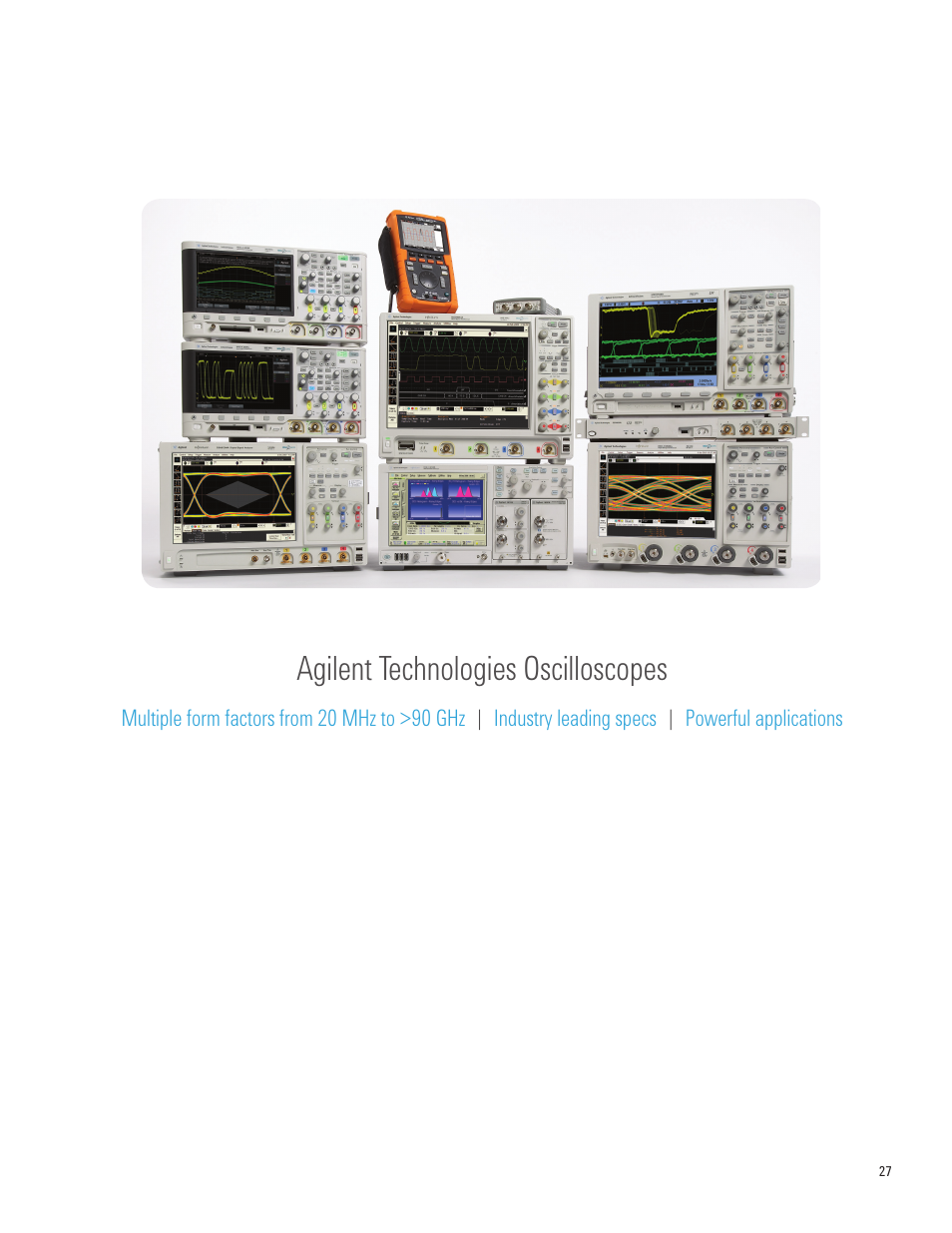 Agilent technologies oscilloscopes | Atec Agilent-MSO7014B User Manual | Page 27 / 28