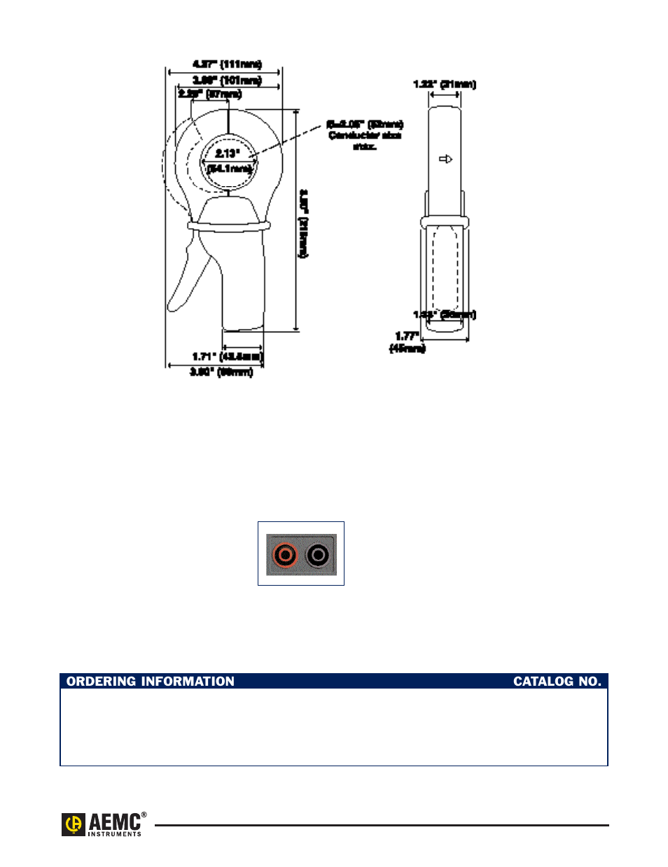 Construction, Ordering information, Ordering information catalog no | Atec AEMC-SR651 User Manual | Page 3 / 4