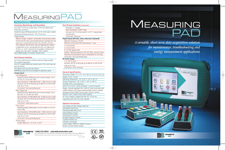 Atec Dranetz-MP User Manual | 2 pages