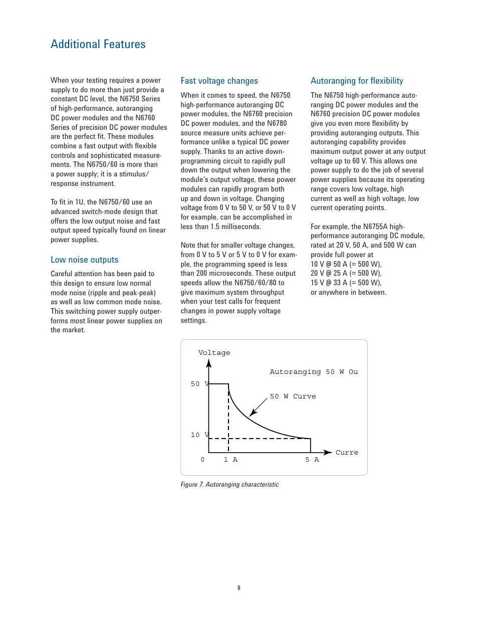 Additional features | Atec Agilent-N6700 Series User Manual | Page 8 / 19