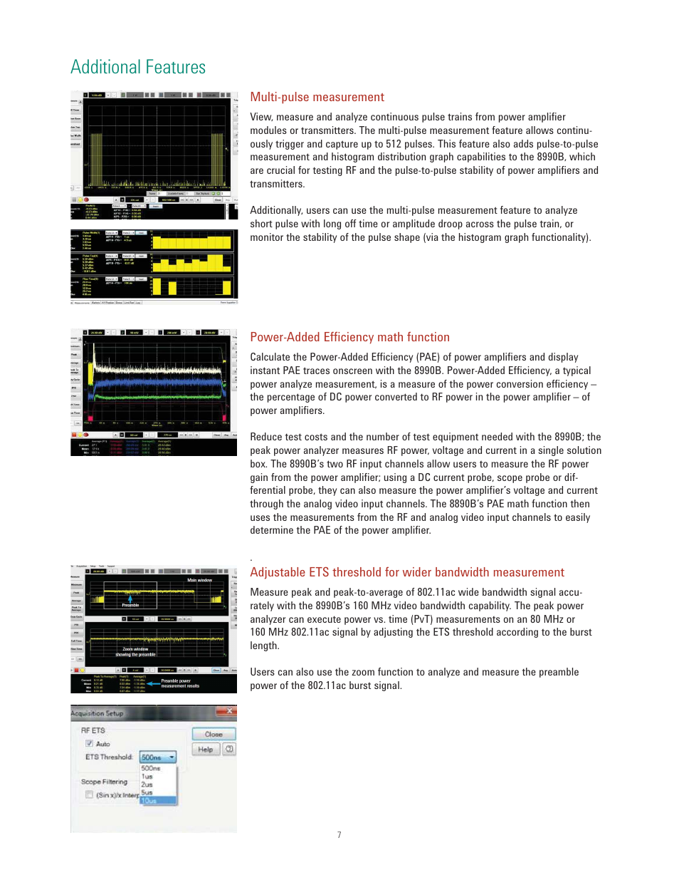 Additional features | Atec Agilent-8990B User Manual | Page 7 / 19