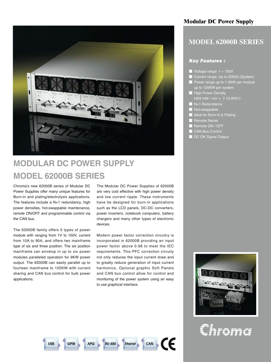 Atec Chroma-62015B Series User Manual | 6 pages