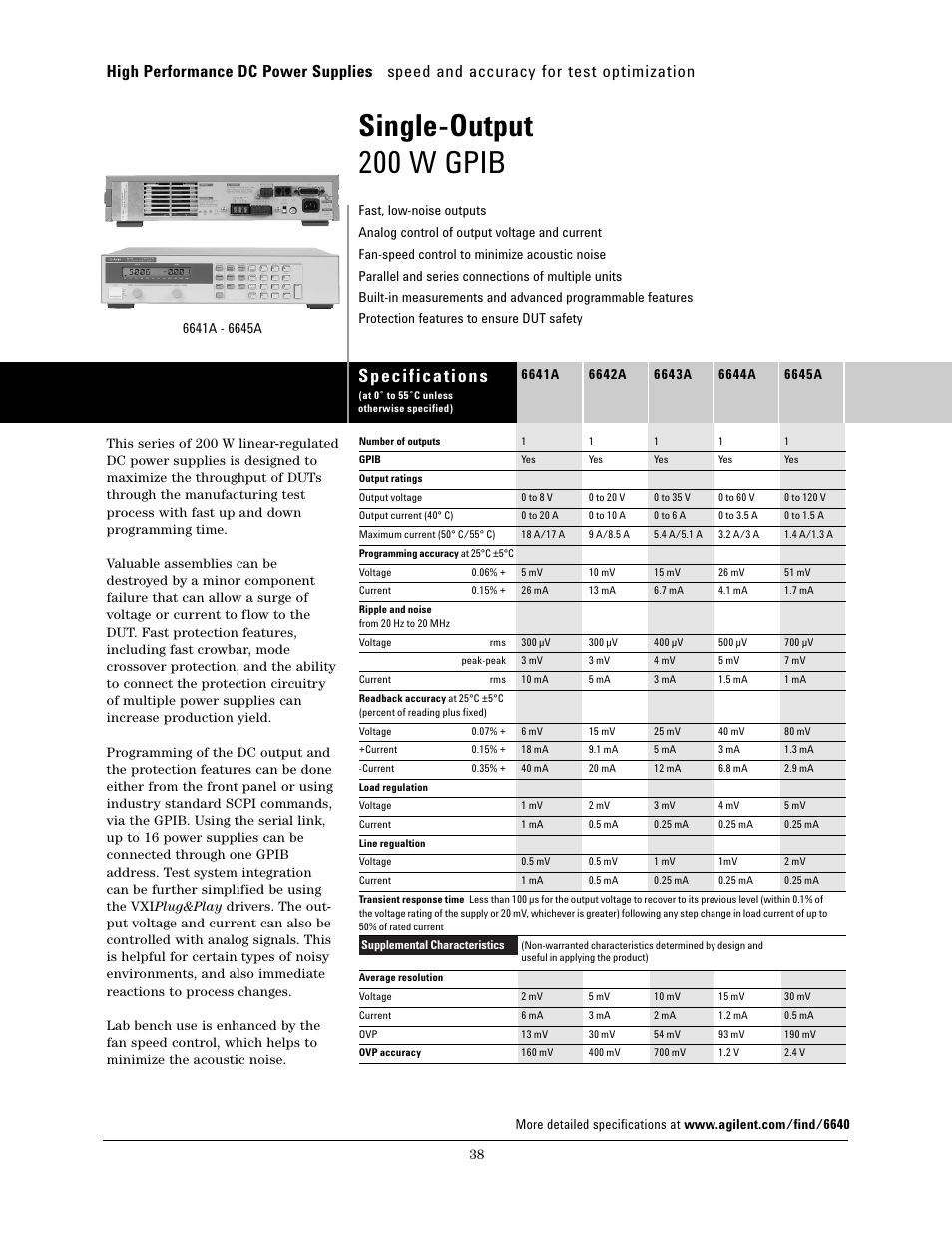 Atec Agilent-6643A User Manual | 4 pages